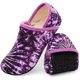 thumbnail image 1 of HAYAN House Slippers for Women Men Cozy Sock Shoes with Soft Rubber Sole Slip On for Indoor/Outdoor, 1 of 1