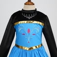 thumbnail image 5 of Vestido de princesa bordado Vestido estampado de manga larga para niña de Halloween, 5 of 5