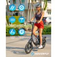 thumbnail image 4 of HOVERFLY 16" Folding Adults Electric Bikes, 500W/36V/15.5mph Folding City Ebike for Adult Men Women,Black,UL2849, 4 of 7