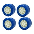 thumbnail image 1 of DYNWAVECA 4Pcs PU Ribbed Wobble Roller Caravans Components Sturdy Practical Easy to Install Yacht Guides Rollers for Marines Campers, 1 of 9