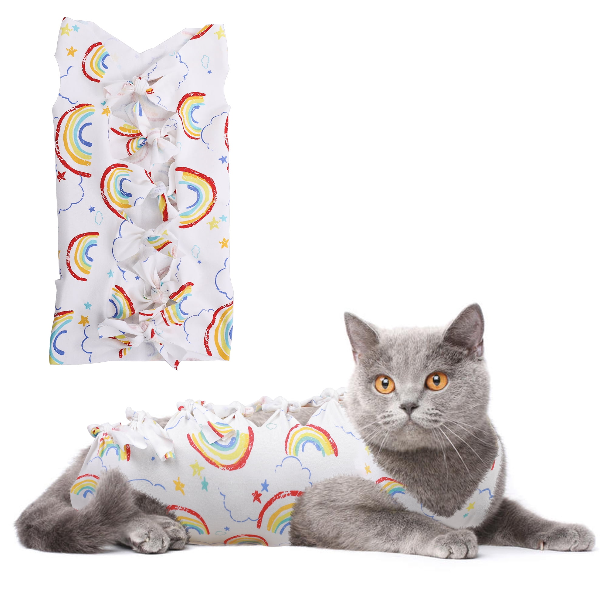 PUMYPOREITY Recovery Suit for Cats, Elastic Professional Surgical