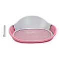 thumbnail image 2 of Dog Toilet with Urinary Column Dog Litter Tray Litter Tray Mesh Grids Potty Trainer Pink, 2 of 8