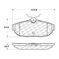 thumbnail image 2 of Centric 106.10820 Disc Brake Pad, 2 of 4