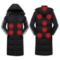 thumbnail image 1 of Long Heating Coat Male Coat Smart Charging Heating, Heating Down Jacket Womens s202412243272, 1 of 5