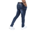 thumbnail image 2 of Pantalón de mezclilla stretch John Silver  Corte skinny Color azul verdoso, 2 of 2