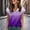 Light Purple, variant on Womens Tshirts V Neck Short Sleeve Ombre Print Casual Work Blouse Womens Tees Sky Blue L