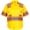 Yellow-short sleeve, variant on Premium Class 3 High Visibility Hi Vis Safety Shirt - Full Sleeve - 65%C35%N - 6 oz (X-Large, Bright Orange)