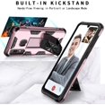 thumbnail image 2 of for Samsung Galaxy A20 Case A20 Phone Case with Screen Protector Dual Layer Soft Flexible TPU Hard Shell Military Grade Full-Body Rugged with Kickstand Car Mount Protective Cover Cases (Pink), 2 of 6