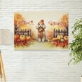 thumbnail image 2 of Happy Thanksgiving Poodle Give Thanks Fall Beanie Scarf Welcome Horizontal Matte Canvas Poster Poodles Dog Lover Gifts Idea Wall Art Home Decor - 00020, 2 of 5