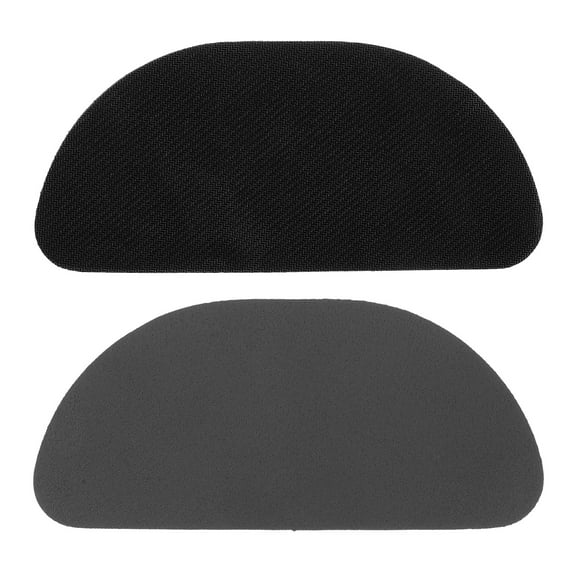 BESTYASH 2-Pack Dark Grey Rubber Drip Tray Water Absorbent Mats for Refrigerators, and Easy to Clean
