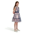 thumbnail image 3 of Kensie Girl Printed Mesh Sleeveless Dress, Sizes 4-16, 3 of 7