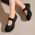 thumbnail image 4 of YOURDIARY Womens Mary Jane Walking Shoes Breathable Mesh Hook and Loop Non-Slip Casual Sneakers, 4 of 7
