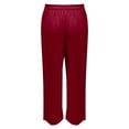 thumbnail image 5 of iHPH7 Wide Leg Pants Woman Fall Clothes Womens Fall Pants Drawstring Pants Women Gaucho Pants for Women Baggy Pants Casual Pants for Women Wine L, 5 of 5