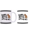 thumbnail image 1 of ThisWear Cocker Spaniel Mugs Spaniel Butts Make Me Nuts Funny Spaniel Gifts 11 ounce 2 Pack Coffee Mugs, 1 of 4