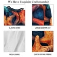 thumbnail image 4 of luoweisi Men's Beach Shorts Quick Dry Swim Trunks with Mesh Lining Starfish M, 4 of 5
