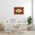 thumbnail image 2 of Stupell Industries Pointer Dog Safety Matches Vintage Advertisement Red Yellow Vintage Painting Black Framed Art Print Wall Art, 24 x 30, Design by Mark Rogan, 2 of 7