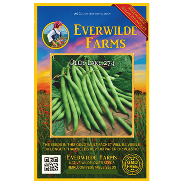 Blue Lake Bush Bean 274 Seeds - 25 Lbs Bulk - Treated, Non-GMO ...