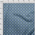 thumbnail image 3 of oneOone Cotton Flex Medium Blue Fabric Asian Traditional Block Sewing Craft Projects Fabric Prints By Yard 40 Inch Wide, 3 of 4