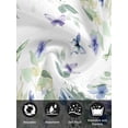 thumbnail image 7 of Leaf Butterfly Cloth Napkins Set of 6 Reusable Dinner Napkins, Watercolor Sage Green Purple Floral Cocktail Napkin Washable Table Napkins for Wedding/Holiday Party/Baby Shower 20"x20", 7 of 7