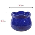 thumbnail image 2 of de grietas de de cerámica Cactus Maceta Maceta Contenedor exterior exterior exterior esmaltado suave Resistente a la corrosión Piso de piezaza Color Azul shamjiam Maceta suculenta, 2 of 8