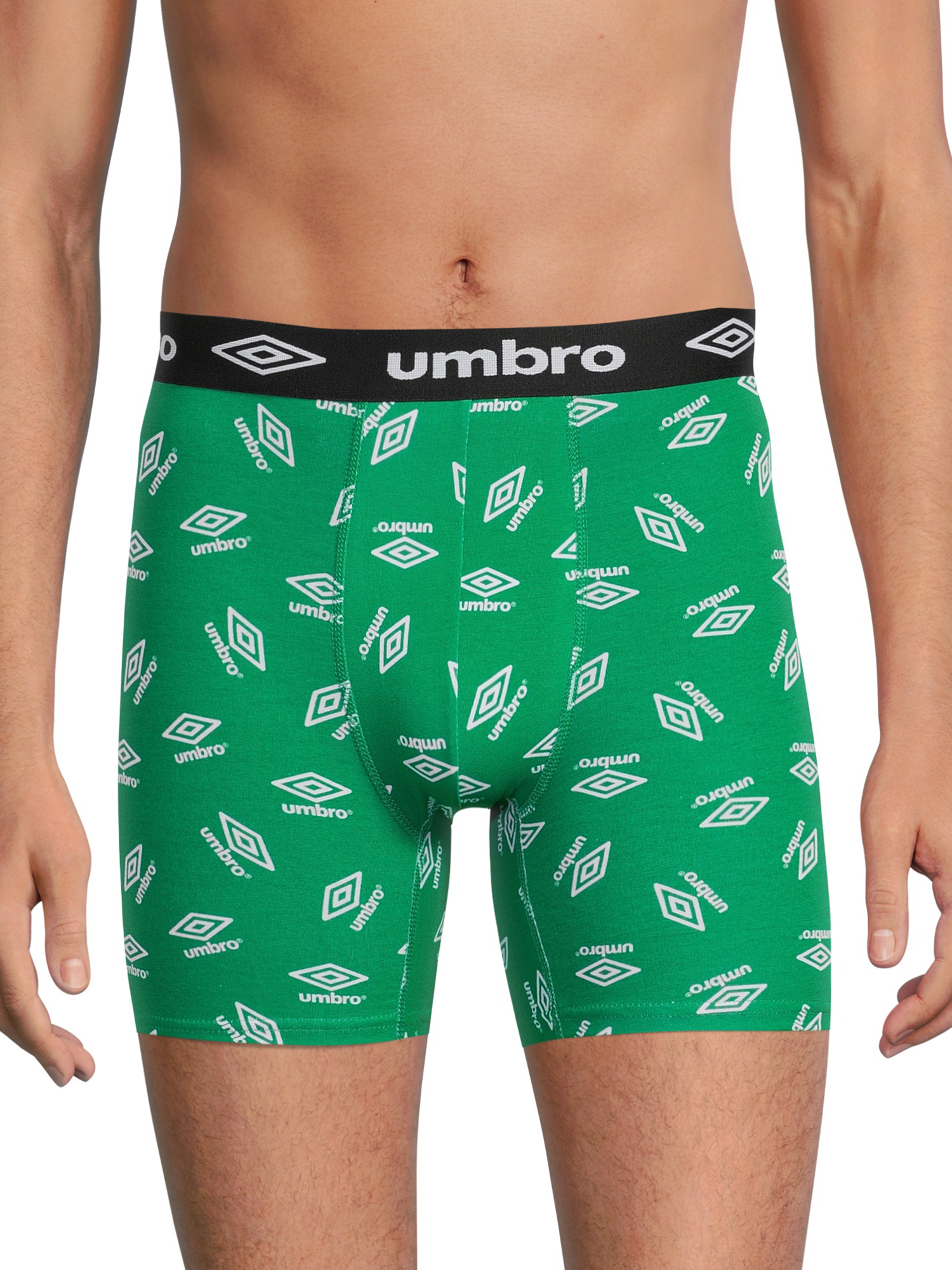 Umbro Men's Cotton Stretch Boxer Briefs, 6-Pack