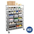 thumbnail image 3 of Seville Classics Commercial Bin Rack w/ Wheels - 22 Bins NEW FREE SHIPPING, 3 of 11