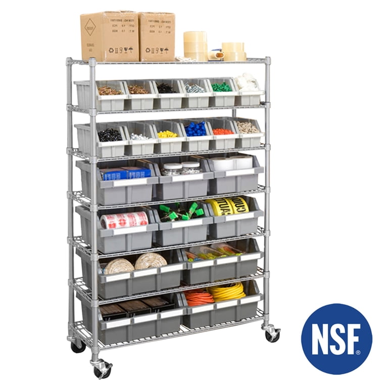 Seville Classics 7-Tier 21-Bin Organizer, 36