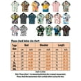 thumbnail image 2 of Grianlook Men Summer Tropical Shirts Short Sleeve Button Up Hawaiian Shirt V Neck Casual Loose Tunic Tops, 2 of 2