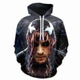 thumbnail image 2 of Venom spring and autumn 3D digital printing Venom series sports loose hoodie hoodie, 2 of 5