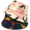 thumbnail image 3 of CoCopeaunts Bucket Hat Unisex Harajuku Graffiti Women Men Fishing Fisherman Hat Autumn Winter Lamb Wool Outdoor Warm Basin Hat, 3 of 7