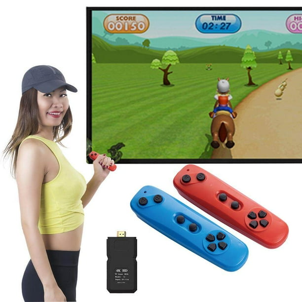 Consolas de juegos retro Consolas de juegos deportivos compatibles con interfaz multimedia de alta definición Salida HD 4K Juegos deportivos con detección de movimiento 2 Gestos inalámbricos Co