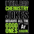 thumbnail image 2 of Men's Lost Gods I Tell Bad Chemistry Jokes Distressed Graphic T-Shirt Big & Tall, 2 of 4