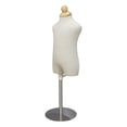 thumbnail image 2 of Torso de maniquí para niños pequeños, modelos de exhibición Ropa unisex para la parte del cuerpo de niña y niño Soporte de acero Colcomx Torso de maniquí, 2 of 8