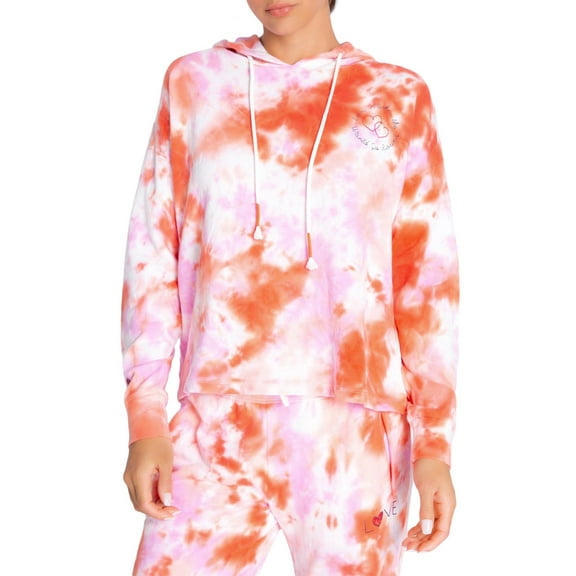PJ Salvage Womens Loungewear Daydream Doodles Hoody Large Fire
