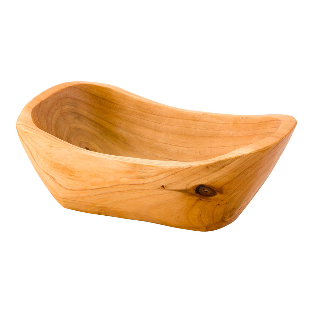 Nature Tek 13 Oz Oval Natural Wood Serving Bowl 7 1 2 X 4 1 4 X 2 3 4 1 Count Box Walmart Com