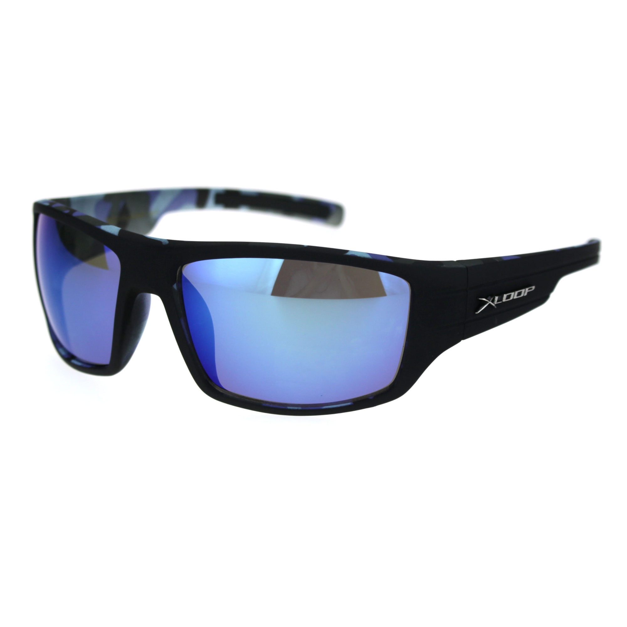 Mens Xloop Classic 90s Matte Camouflage Print Warp Sport Plastic