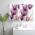 thumbnail image 2 of Nawy Purple Black Tulips Kitchens Bathrooms Showers Hand Towel 2-Pack 27.5*16in, 2 of 6