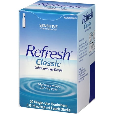 Refresh Refresh Classic Preservative-Free Eye Drops Single-Use Containers, 50 Count