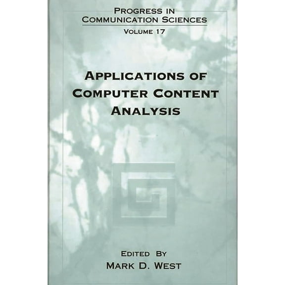 Applications of Computer Content Analysis, (Paperback)