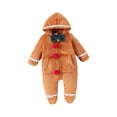 thumbnail image 4 of Mono de cuerpo entero,Pelele con capucha para niños,ropa de abrigo para bebés,chaqueta para niños pequeños,Traje de nieve para bebé recién nacido,traje de invierno con Longitud 68cm, 4 of 8