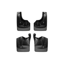 WeatherTech Custom No Drill Splash Guard MudFlaps compatible with 2019-2021 Subaru Forester, Front & Rear Set - Black