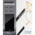 thumbnail image 3 of Gafas de bloqueo de luz azul ANYLUV para hombres/mujeres, 3 of 7