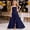 Dark Blue, variant on HOWPAY Summer Dresses for Girls High Waist Tiered Skirt Sleeveless A Line Formal Wedding Flower Girl Piano Recital Graduation Gown Dark Blue
