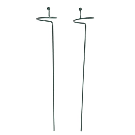 NICEXMAS 2PCS Metal Flowerpot Support Holder Gardening Plant Stand Household Potted Stents for Home Store (Green)