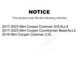 thumbnail image 2 of Genius Front Rear Coated Disc Brake Rotors Kit for Car Mini Cooper Countryman Clubman KG-101557, 2 of 9