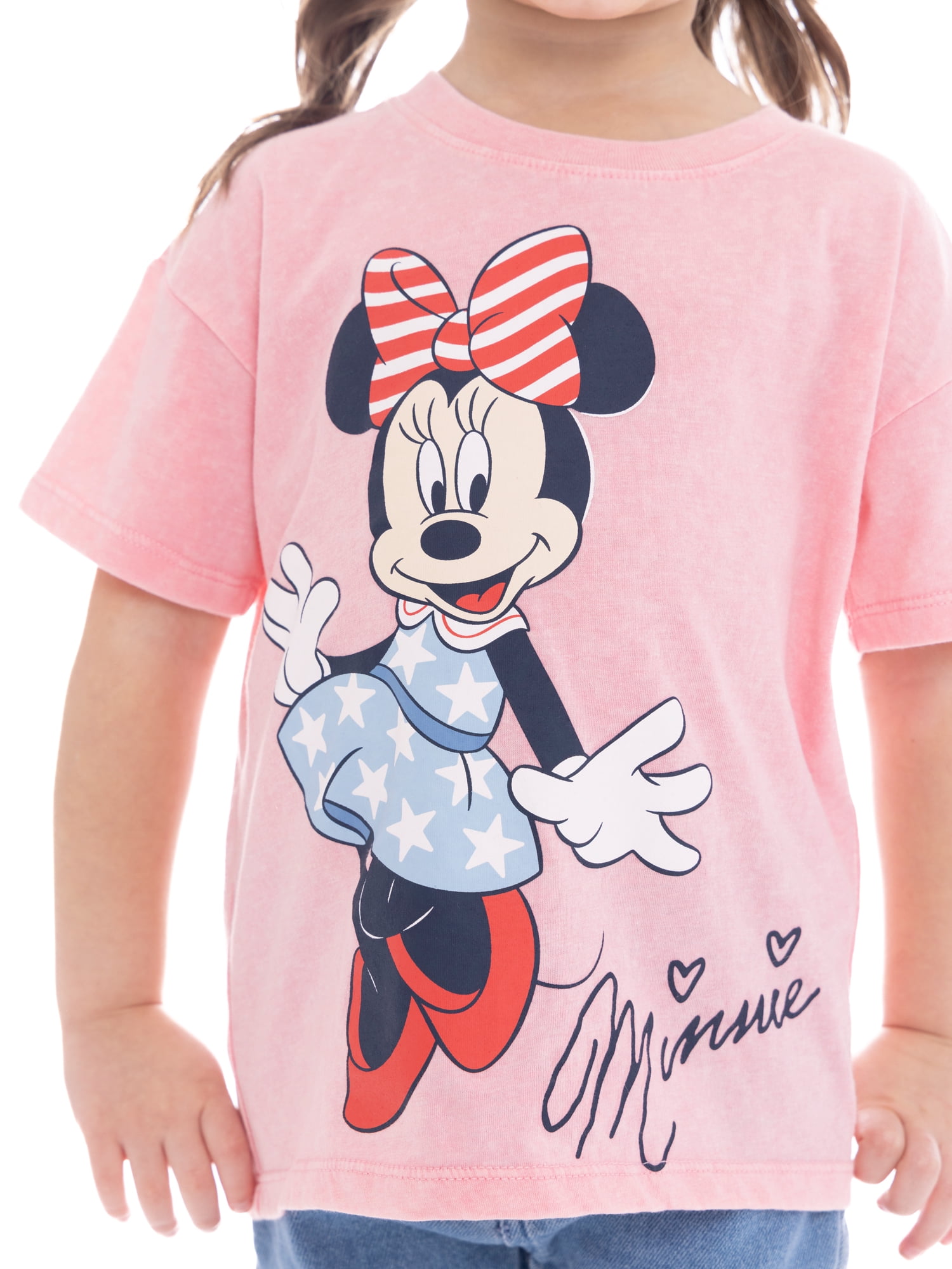 Minnie Mouse Toddler Americana Graphic Tee, Sizes 12M-5T