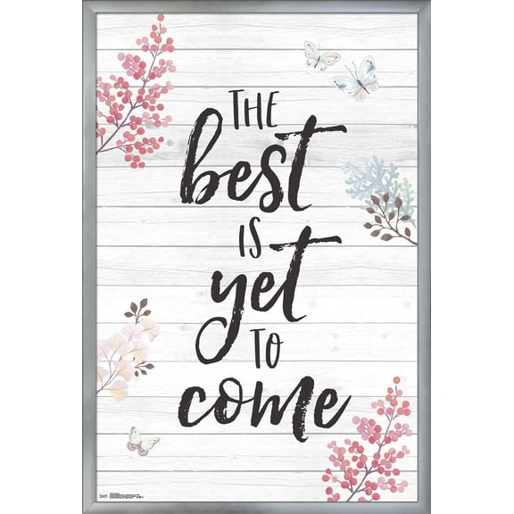 The Best Wall Poster, 22.375" x 34", Framed