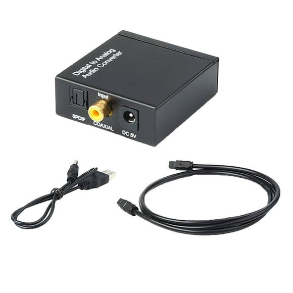 Convertidor de sonido analógico Optical SPDIF / R AUX Adapter