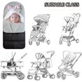 thumbnail image 6 of Casewin Baby Stroller Sleeping Bag Outdoor Waterproof and Windproof Warm Foot Cover Baby Car Foot Cover Cushion Universal Black & Gray, 6 of 6