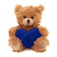 thumbnail image 1 of Oso de peluche Mocha de Plushland con mensaje personalizado en corazón bordado, oso de peluche Mocha, regalo personalizado de San Valentín para niñas, niños y sus seres queridos, 6 pulgadas (real), 1 of 1